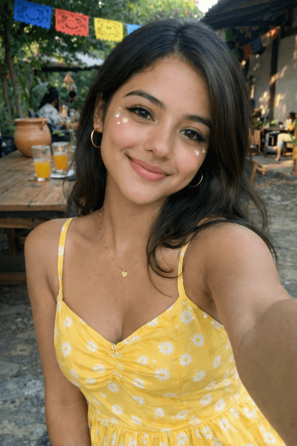 Selfie con estrellitas